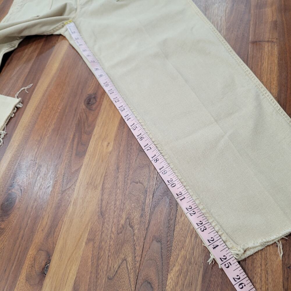 MOTHER The Patch Pocket Private Ankle Jeans Cargo Pants In Khaki Size 27 - Picture 11 of 11